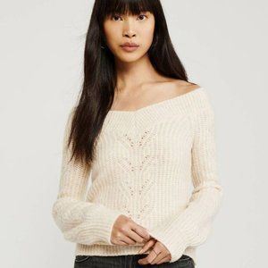 Abercrombie Cable Mockneck Sweater